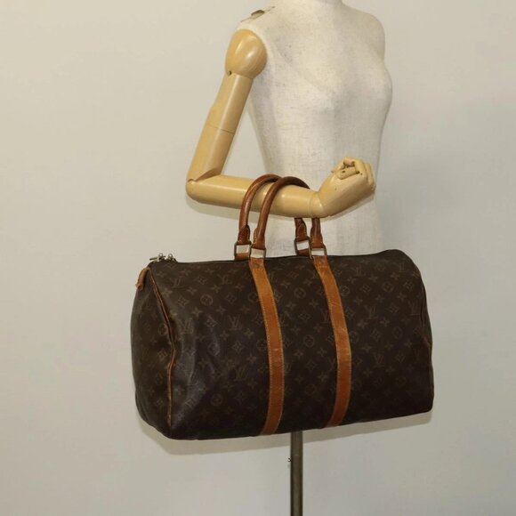 LOUIS VUITTON Monogram Keepall 45 Boston Bag - Picture 1 of 16